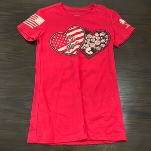 “Be Mine” Grunt Style Red Valentines T-Shirt Size Medium Short Sleeve